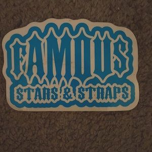 Famous Stars & Straps Sticker